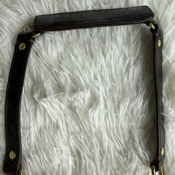 Brown Patent Leather Shoulder Replacement Strap - Picture 5 of 7